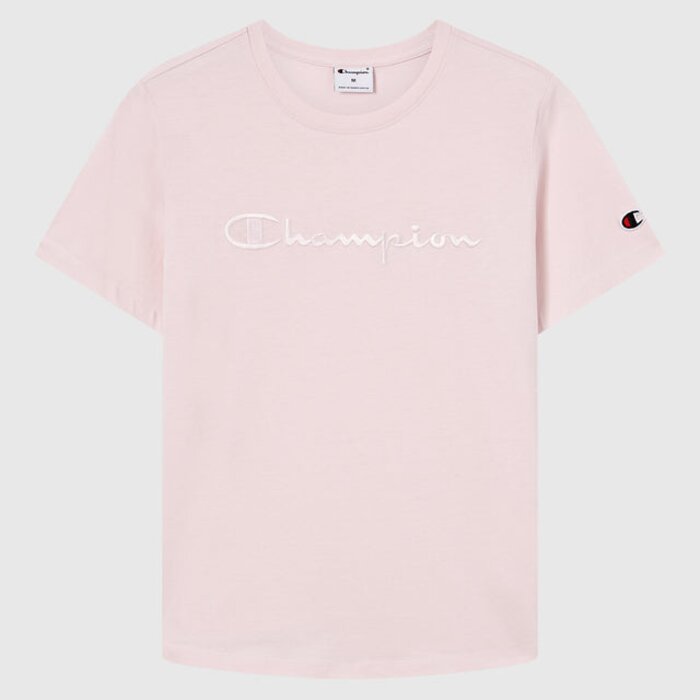 Tričko CHAMPION ružové SS Tee T Shirt 118382 PS222 PMP