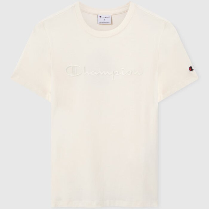 Tričko CHAMPION bežové SS Tee T Shirt 118382 YS084 EGT