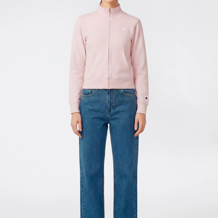 Mikina CHAMPION ružová Full Zip Sweatshi 118556 PS222 PMP