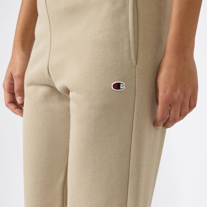 Tepláky CHAMPION krémové Straight Hem Pants 118696 MS041 DUN