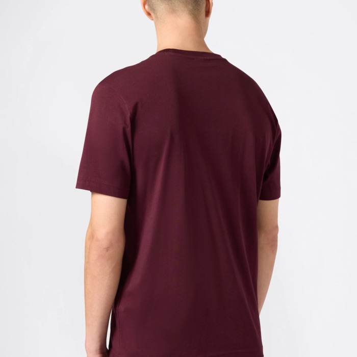 Tričko CHAMPION bordové Crewneck T Shirt 220273 RS522 MMRY
