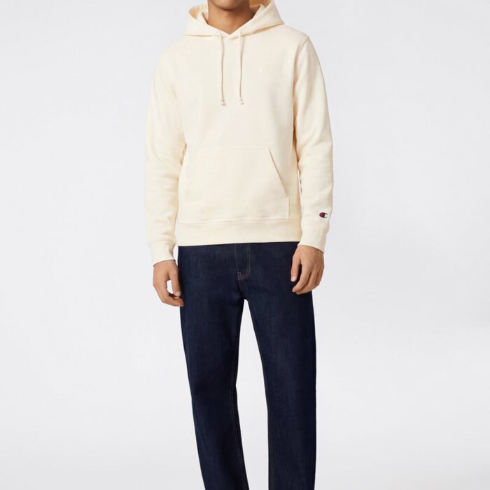 Mikina CHAMPION krémová Hooded Sweatshirt 220783 YS084 EGT