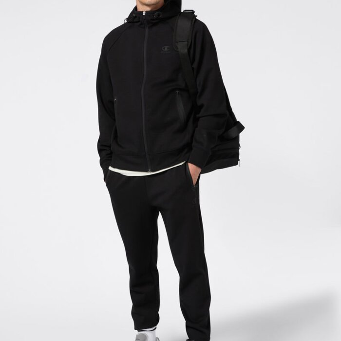 Mikina CHAMPION čierna Hooded Full Zip Sweatshirt 221350 KK001 NBK