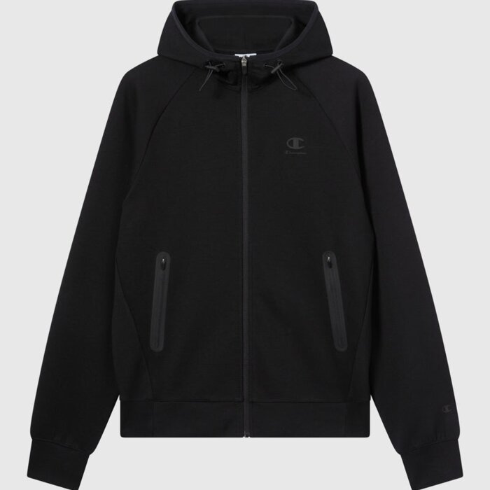 Mikina CHAMPION čierna Hooded Full Zip Sweatshirt 221350 KK001 NBK