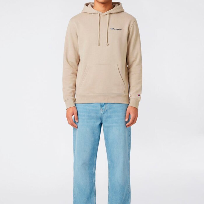 Mikina CHAMPION krémová Hooded Sweatshirt 221791 MS041 DUN