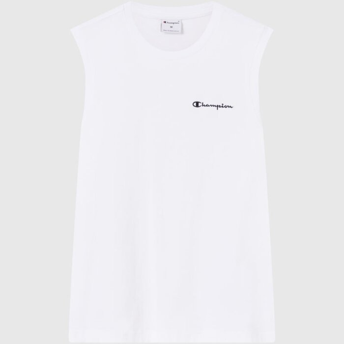 Tielko CHAMPION biele Sleeveless Tee 222170 WW001 WHT