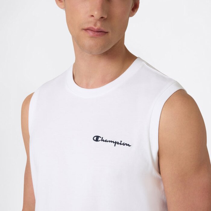 Tielko CHAMPION biele Sleeveless Tee 222170 WW001 WHT