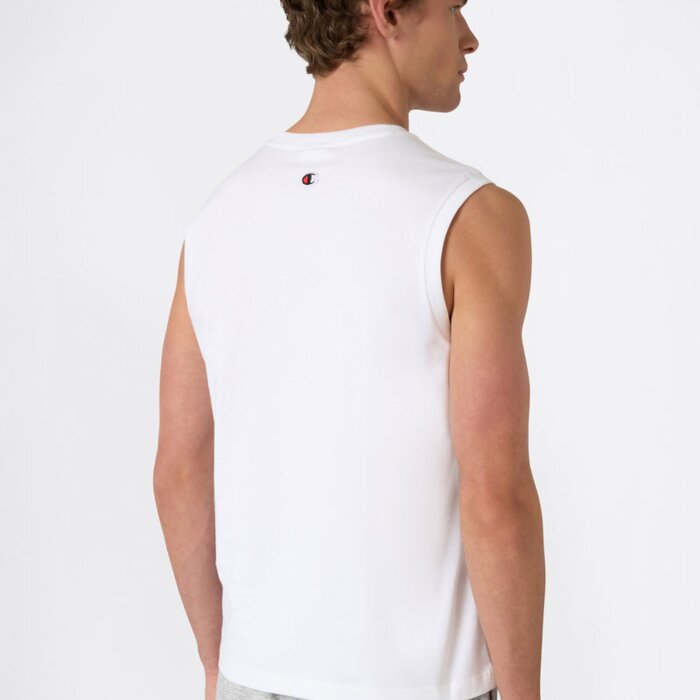 Tielko CHAMPION biele Sleeveless Tee 222170 WW001 WHT