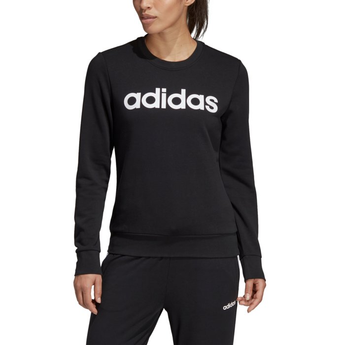 Mikina adidas čierna W E LIN SWEAT DP2363