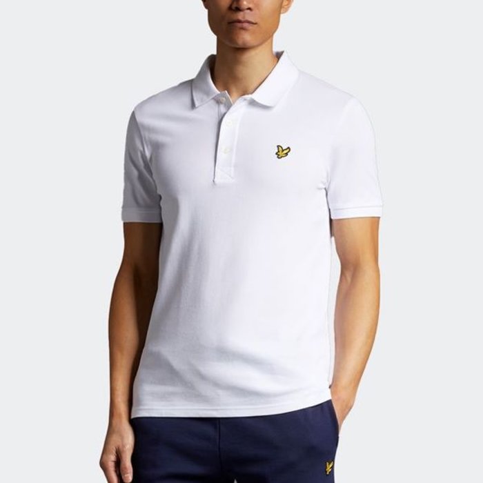 Polokošeľa Lyle & Scott biela Plain Polo Shirt SP400VOG 626