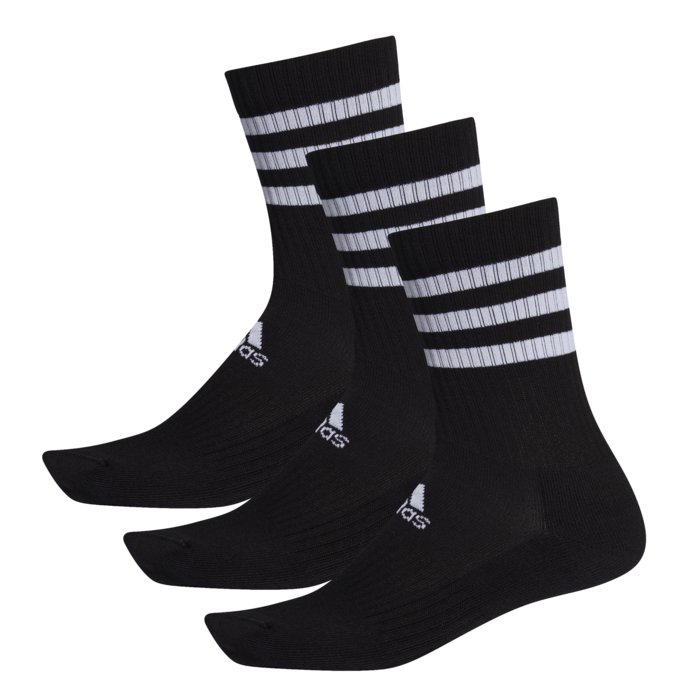 Ponožky adidas čierne 3 páry 3S CSH CRW3P DZ9347