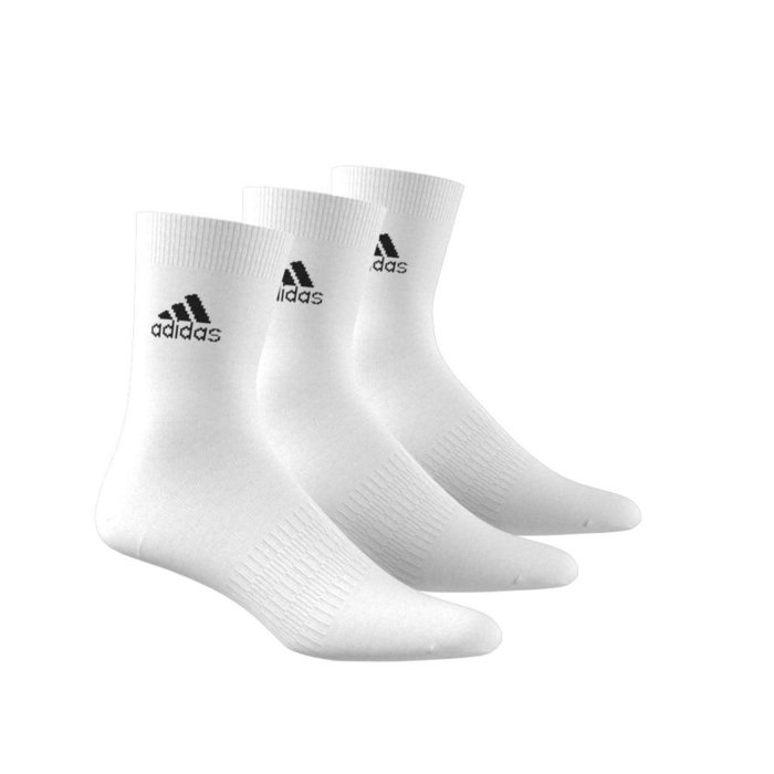 Ponožky adidas biele 3 páry LIGHT CREW 3PP DZ9393