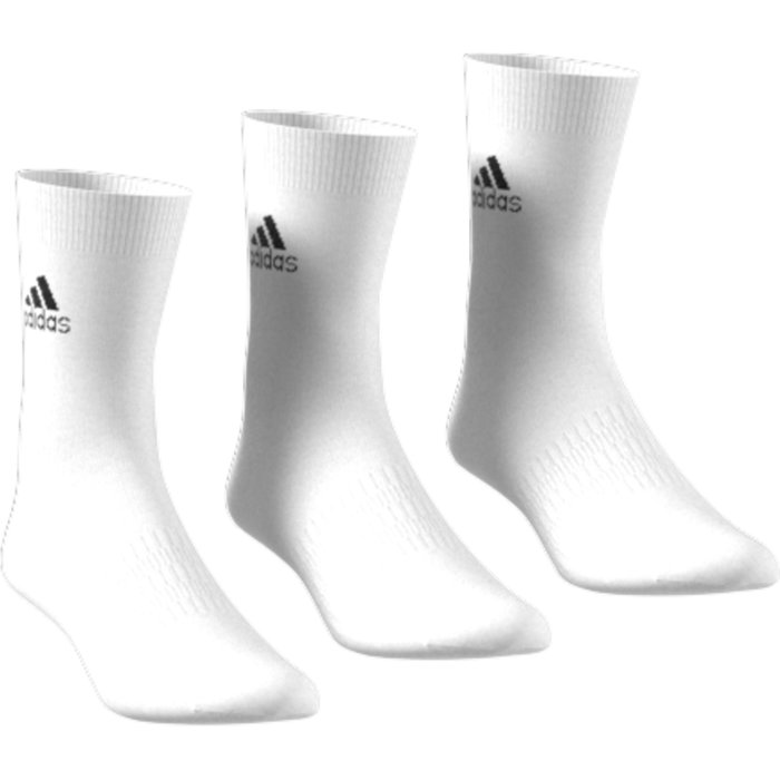 Ponožky adidas biele 3 páry LIGHT CREW 3PP DZ9393