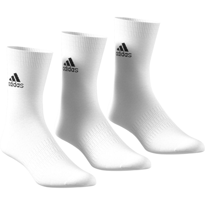 Ponožky adidas biele 3 páry LIGHT CREW 3PP DZ9393