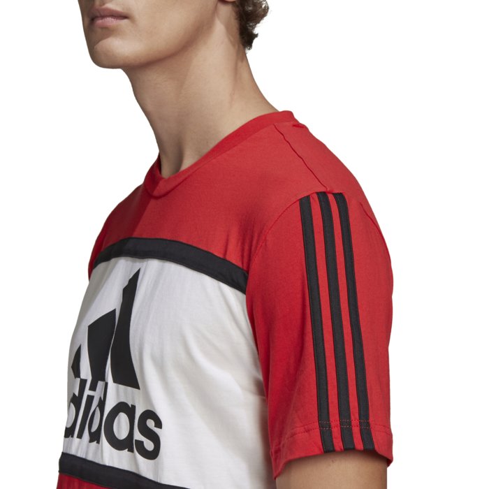 Tričko adidas červené M CB Tee GK8914