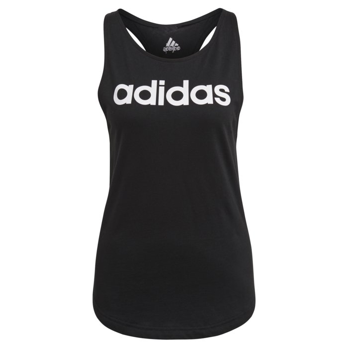 Tielko adidas čierne W LIN TANK GL0566