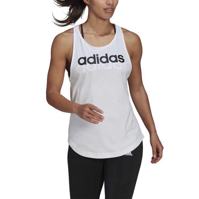 Tielko adidas biele W LIN TANK GL0567