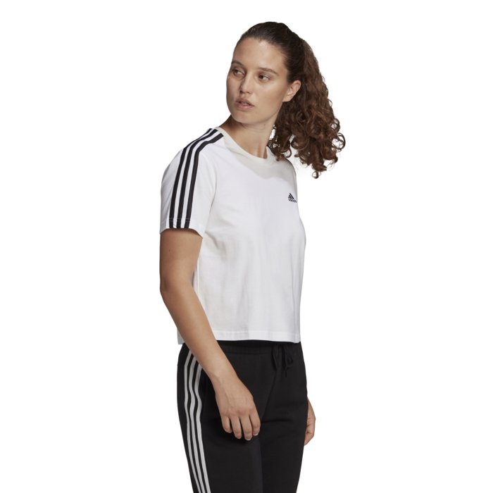 Tričko adidas biele W 3S CRO T GL0778