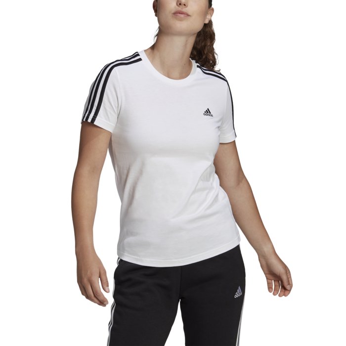 Tričko adidas biele W 3S T GL0783