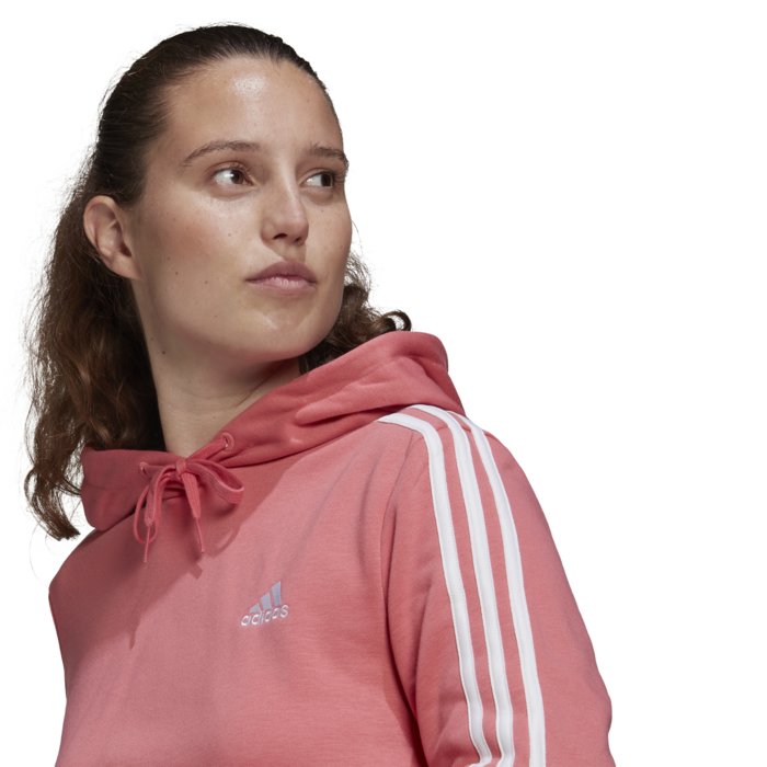 Mikina adidas ružová W 3S FT CRO HD GM5585