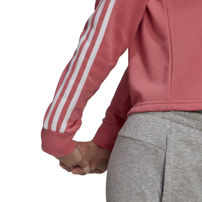 Mikina adidas ružová W 3S FT CRO HD GM5585