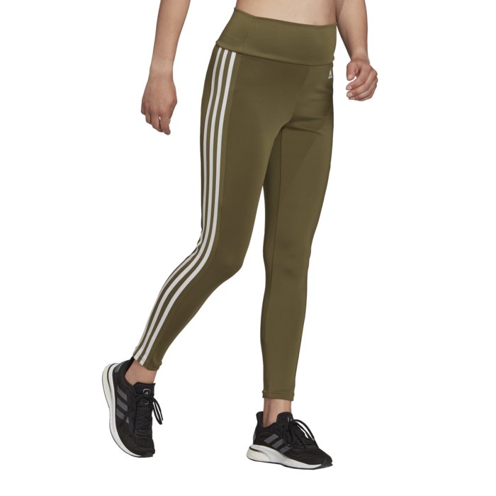Legíny adidas zelené W 3S 78 TIG GT0181