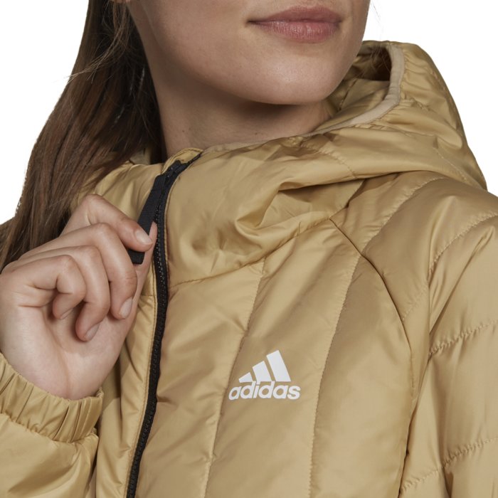 Zimná bunda adidas krémová W ITAVIC L HO J GT1690