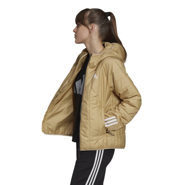 Zimná bunda adidas krémová W ITAVIC L HO J GT1690