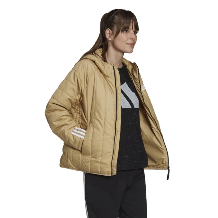 Zimná bunda adidas krémová W ITAVIC L HO J GT1690