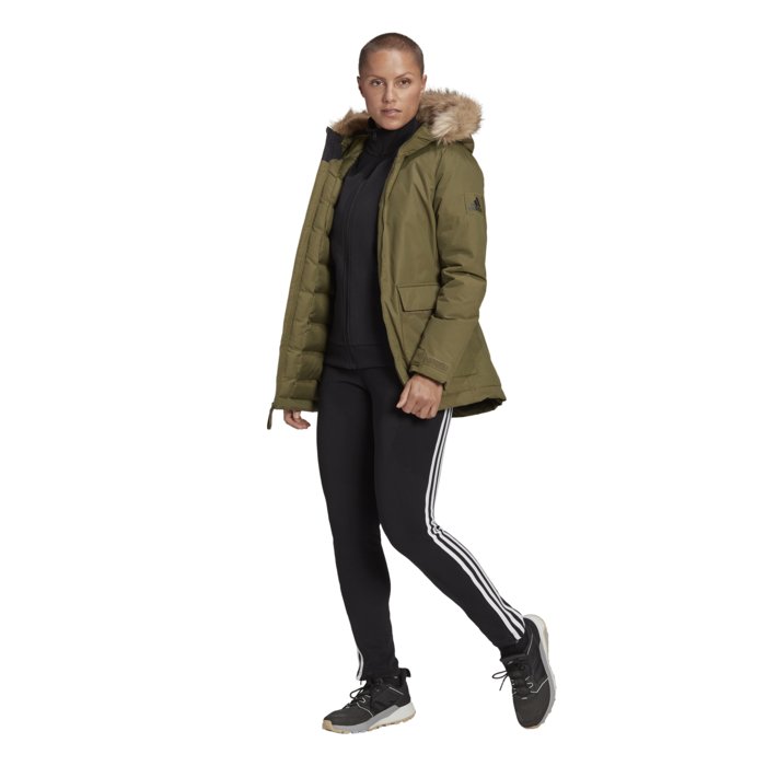 Zimná bunda adidas zelená W UTILITAS HO P GT1692