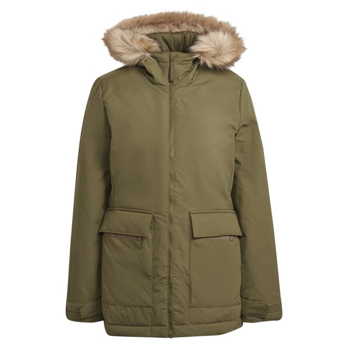 Zimná bunda adidas zelená W UTILITAS HO P GT1692