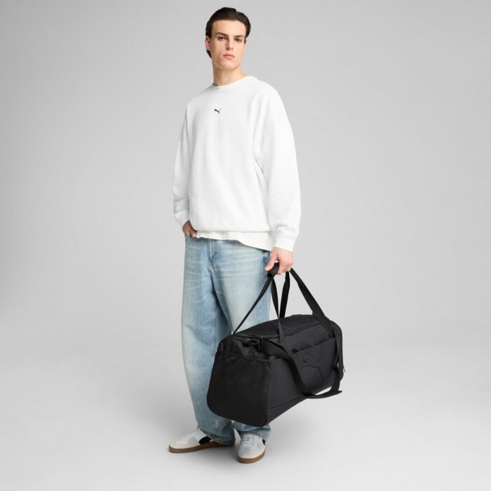 Taška PUMA čierna PUMA BUZZ Medium Sports Bag 091443 01