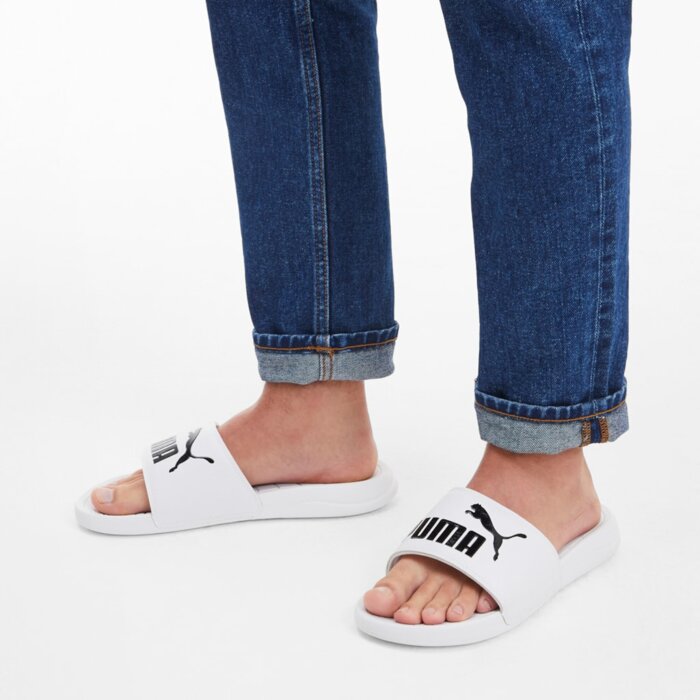 Šľapky PUMA biele Popcat 20 372279 02