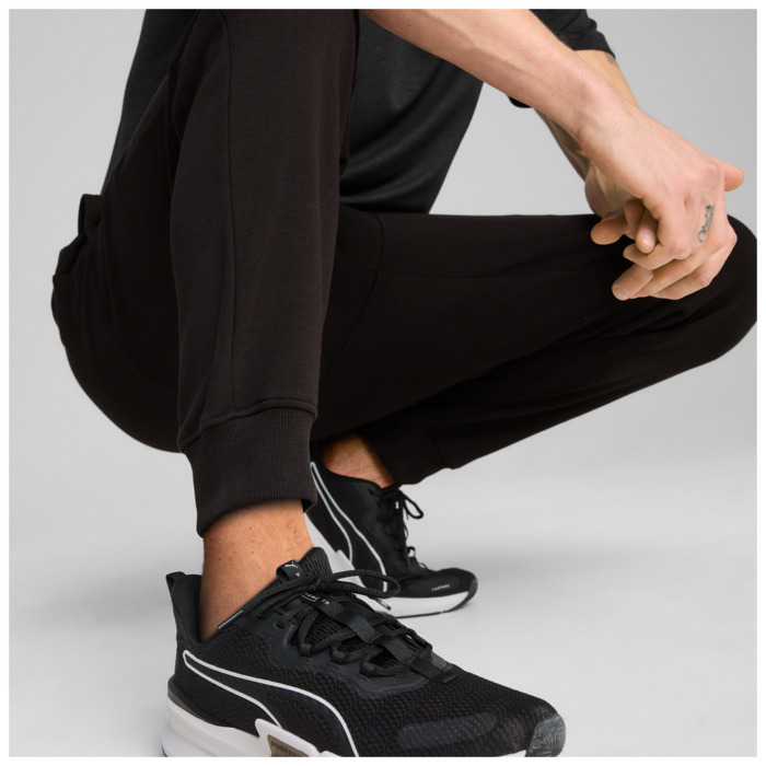 Tepláky PUMA čierne TAD ESS French Terry Jogger 525917 01