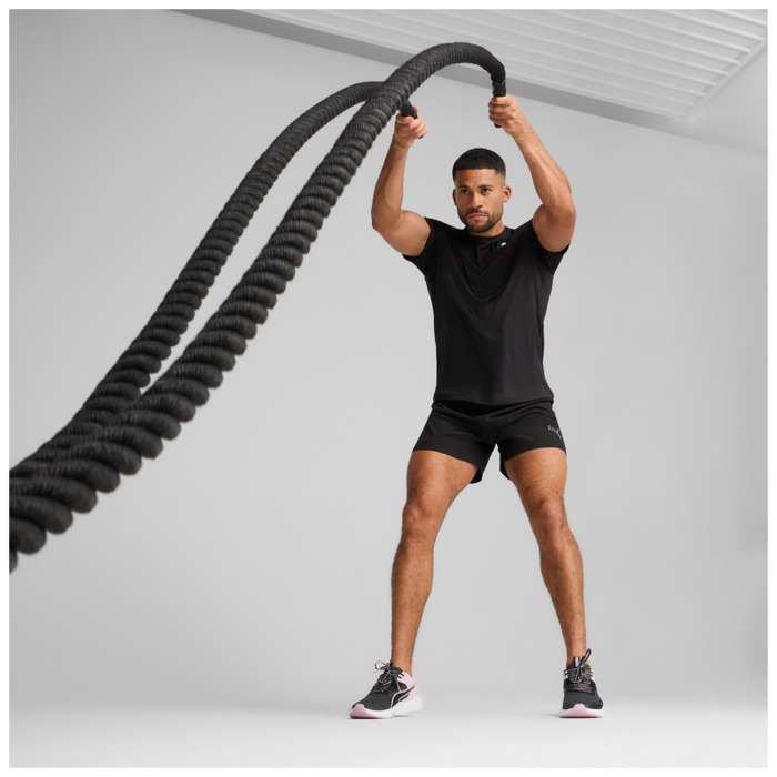 Tričko PUMA čierne M TAD Ess Poly Texture Tee 527155 01