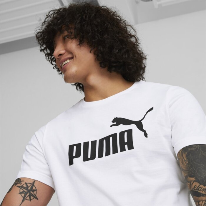 Tričko PUMA biele ESS No. 1 Logo Tee 682532 02
