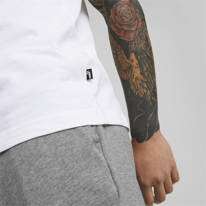 Tričko PUMA biele ESS No. 1 Logo Tee 682532 02