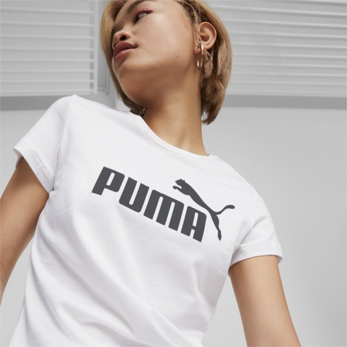 Tričko PUMA biele ESS Logo Tee 586774 02