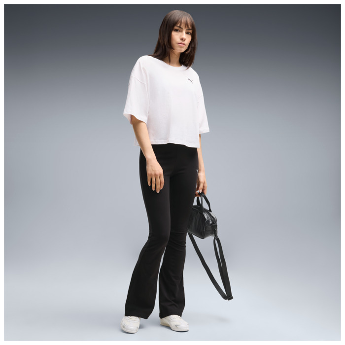 Tričko PUMA biele WARDROBE ESS Oversized 629743 02