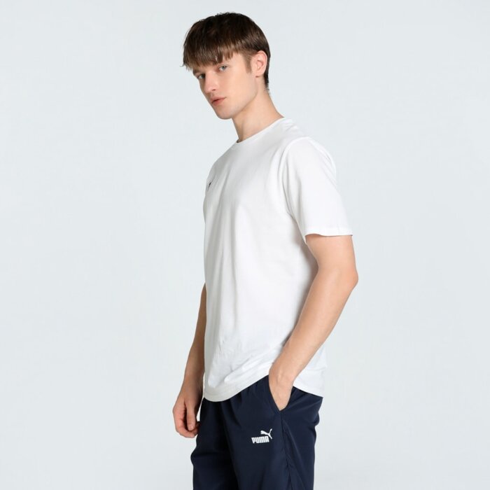 Tričko PUMA biele teamGOAL Casuals Tee 658615 04