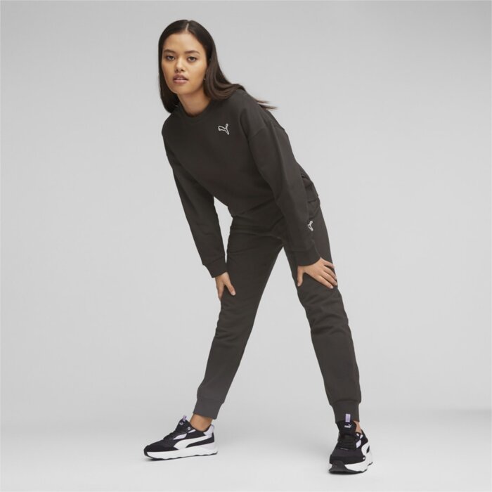 Mikina PUMA čierna BETTER ESSENTIALS Crew FL 676803 01