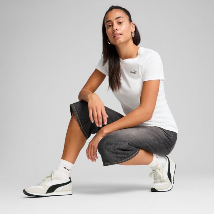 Tričko PUMA biele ESS Small No. 1 Logo Tee 682372 02