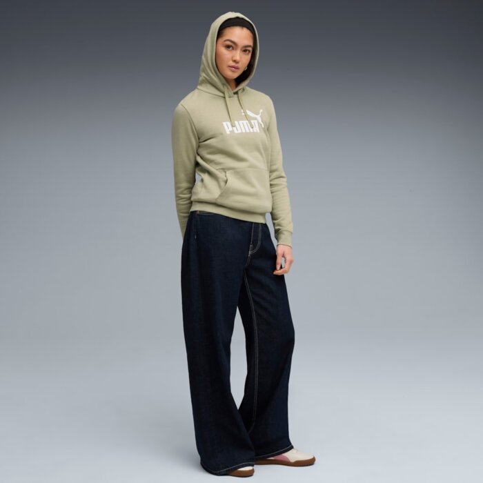 Mikina PUMA zelená ESS No. 1 Logo Hoodie FL 682389 82