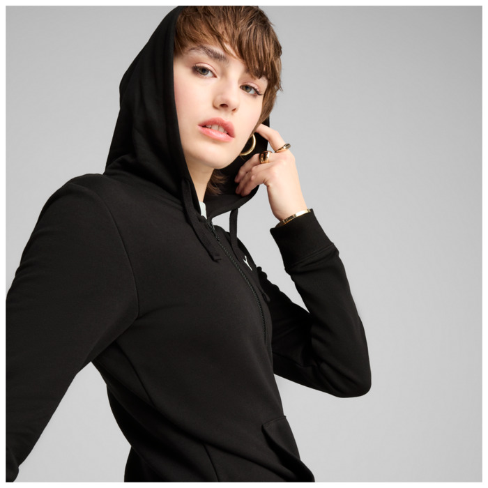 Mikina PUMA čierna ESS Full Zip Hoodie TR 682406 01