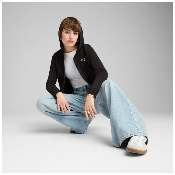 Mikina PUMA čierna ESS Full Zip Hoodie TR 682406 01