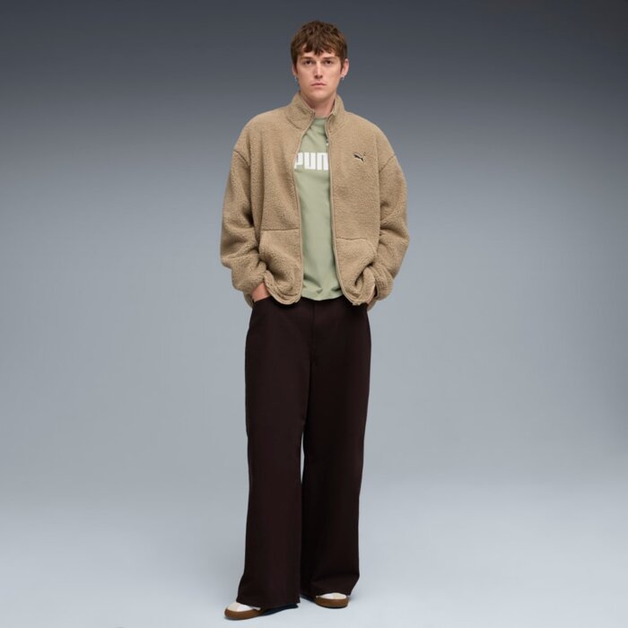 Tričko PUMA zelené ESS No. 1 Logo Tee 682533 82