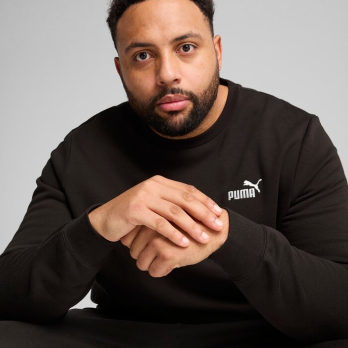 Mikina PUMA čierna ESS Small No. 1 Logo Crew FL 682562 01