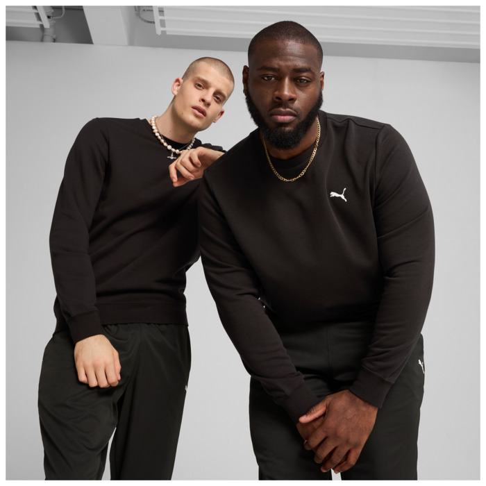 Mikina PUMA čierna ESS Crew TR 682568 01