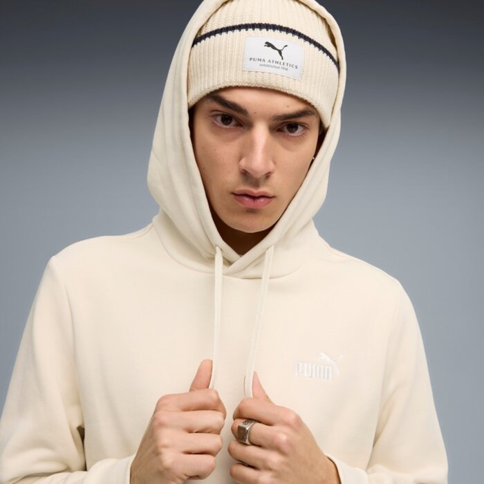 Mikina PUMA krémová ESS Small No. 1 Logo Hoodie 682575 87
