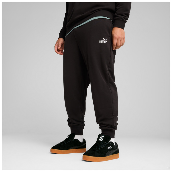 Tepláky PUMA čierne ESS No. 1 Logo Sweatpants 682608 01